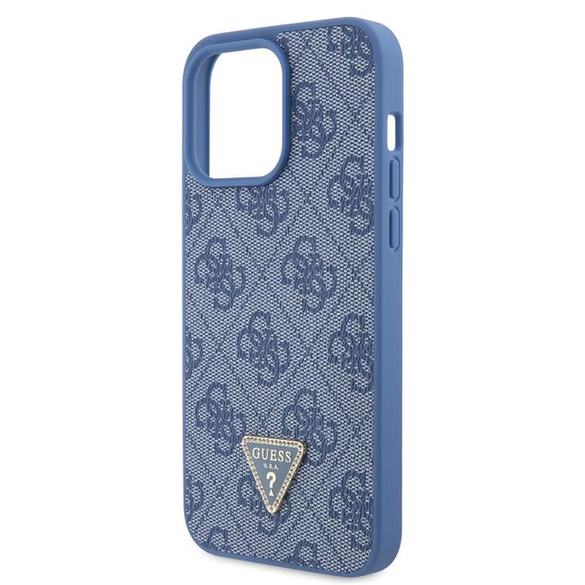 Husa premium  iPhone 15 Pro pentru Guess Elegance Series - Albastru deschis