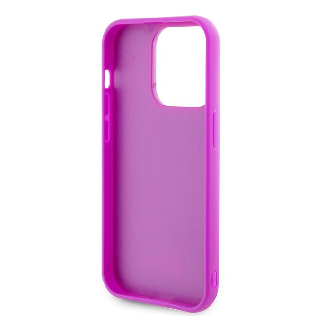 Husa premium  iPhone 15 Pro pentru Guess Elegance Series - Fucsia