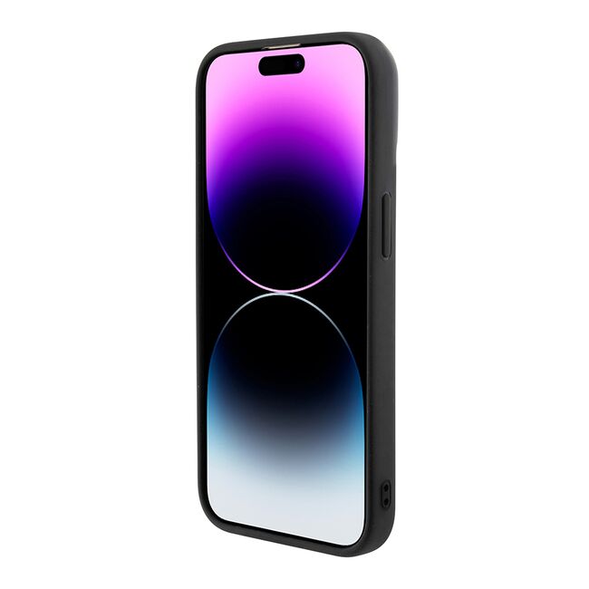 Husa premium  iPhone 15 Pro pentru Guess Elegance Series - Negru