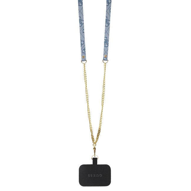 Husa premium  iPhone 15 pentru Guess Elegance Series - Albastru