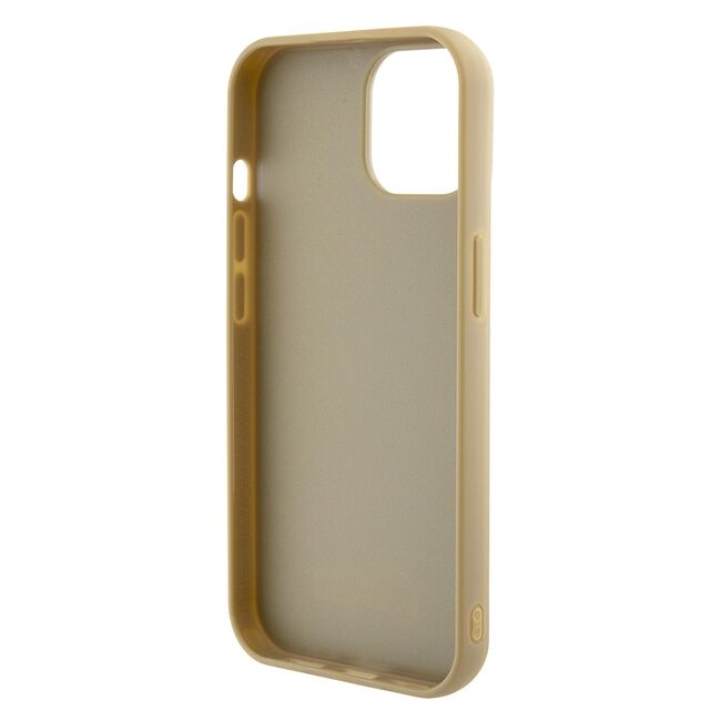 Husa premium  iPhone 15 pentru Guess Elegance Series - Auriu