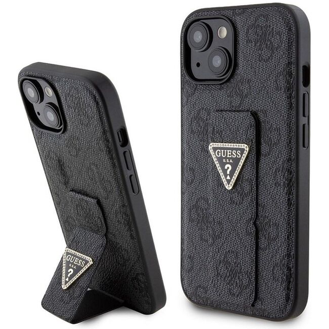 Husa premium  iPhone 15 pentru Guess Elegance Series - Negru denim