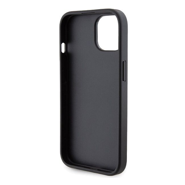 Husa premium  iPhone 15 pentru Guess Elegance Series - Negru electric