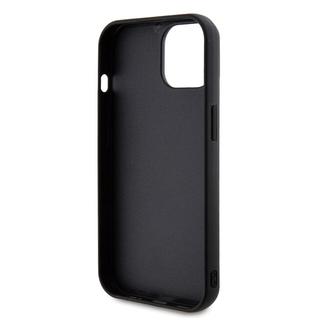 Husa premium  iPhone 15 pentru Guess Elegance Series - Negru