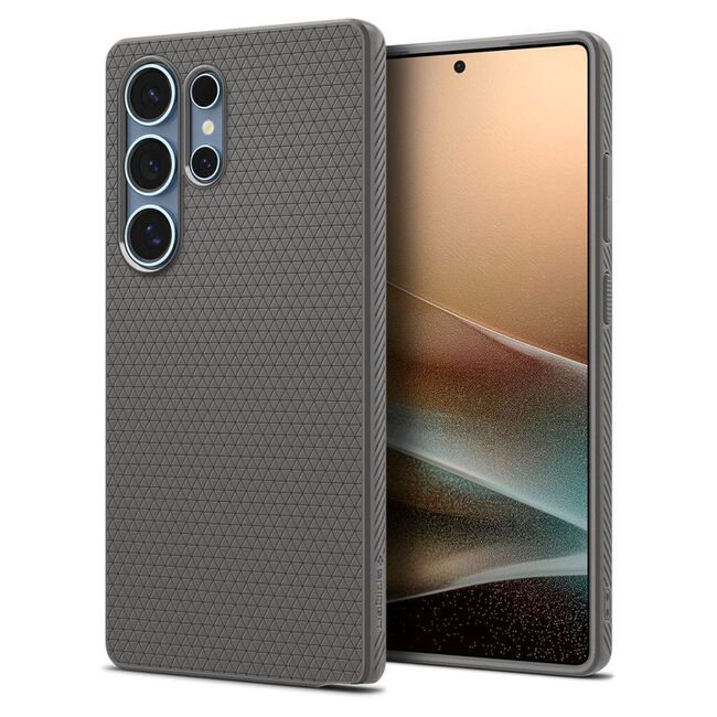 Husa premium pentru  Samsung Galaxy S25 Ultra Spigen - Liquid Air - Gri inchis