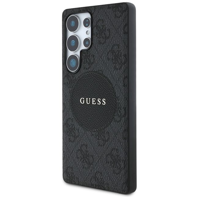 Husa premium pentru  Samsung Galaxy S25 Ultra compatibila MagSafe Guess Luxury Series - Negru denim