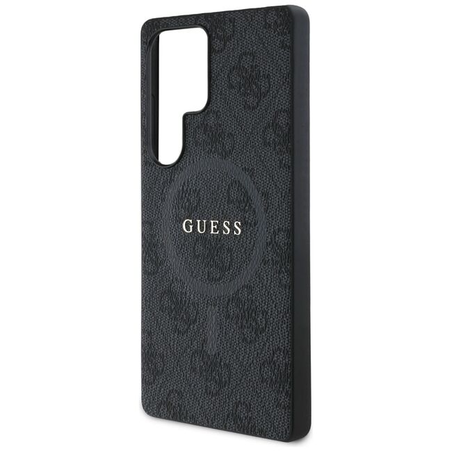 Husa premium pentru  Samsung Galaxy S25 Ultra compatibila MagSafe Guess Luxury Series - Negru