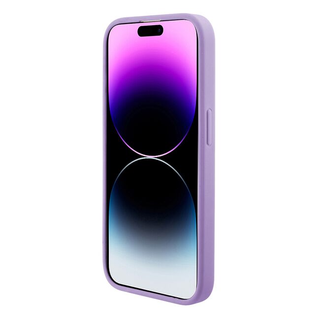 Husa premium pentru  iPhone 15 Plus compatibila MagSafe Guess Luxury Series - Mov
