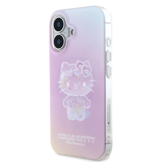 Husa premium pentru  iPhone 16 - Hello Kitty compatibila MagSafe - Roz