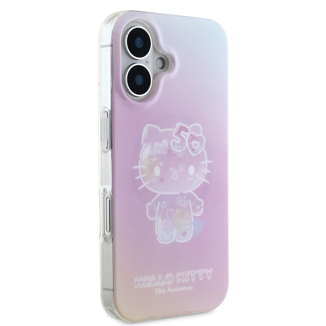 Husa premium pentru  iPhone 16 - Hello Kitty compatibila MagSafe - Roz