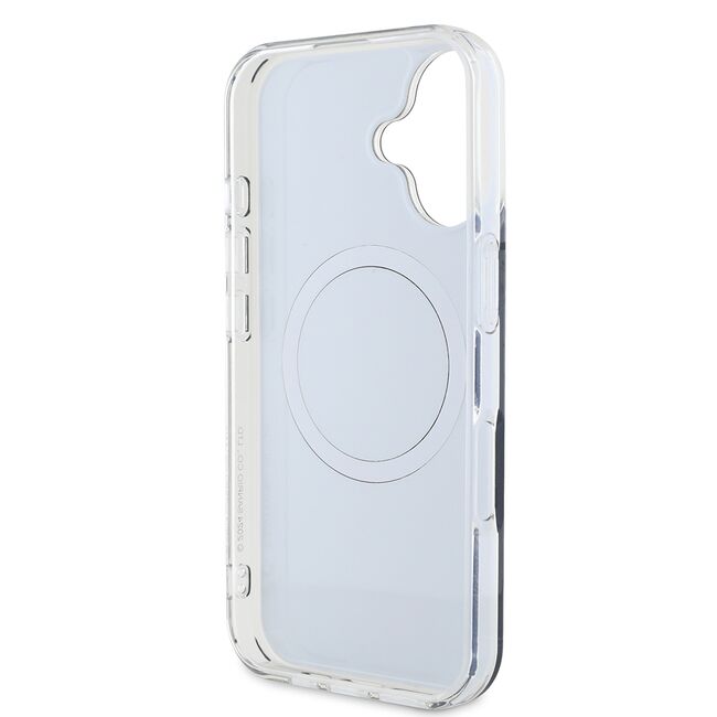 Husa premium pentru  iPhone 16 Pro - Hello Kitty compatibila MagSafe - Negru