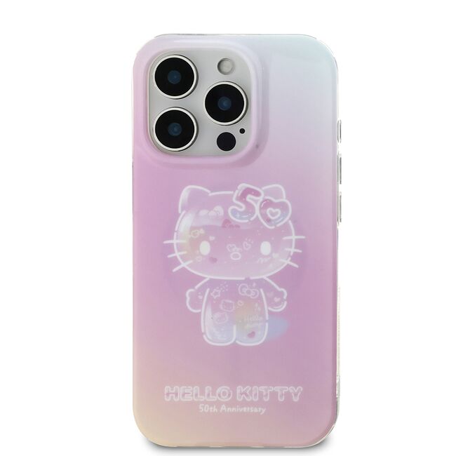 Husa premium pentru  iPhone 16 Pro - Hello Kitty compatibila MagSafe - Roz