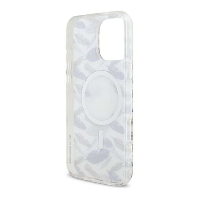 Husa premium pentru  iPhone 16 Pro Max - Hello Kitty compatibila MagSafe - Alb