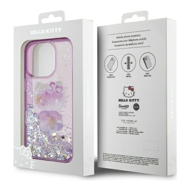 Husa premium pentru  iPhone 16 Pro Max Hello Kitty Funcky Series - Mov