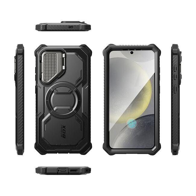[Pachet 360°] Husa + folie Samsung Galaxy S25 Plus I-Blason Armorbox, negru