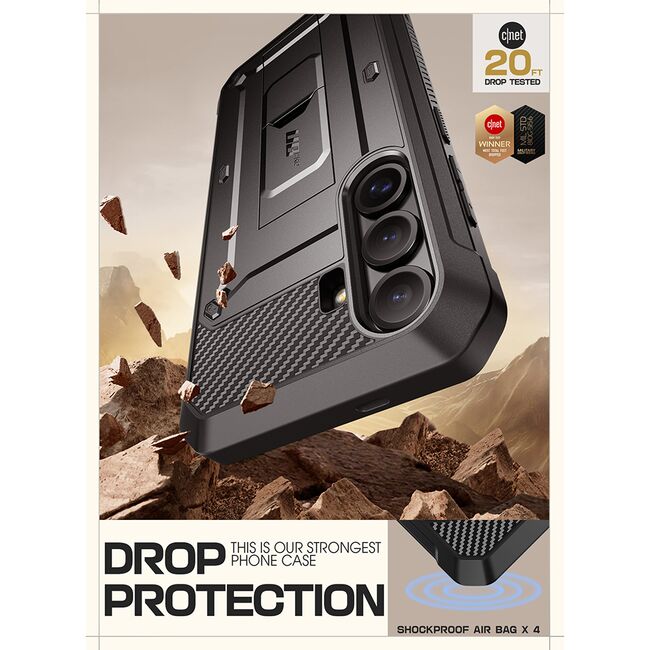 Husa Samsung Galaxy S25 Plus Supcase Unicorn Beetle Pro, negru