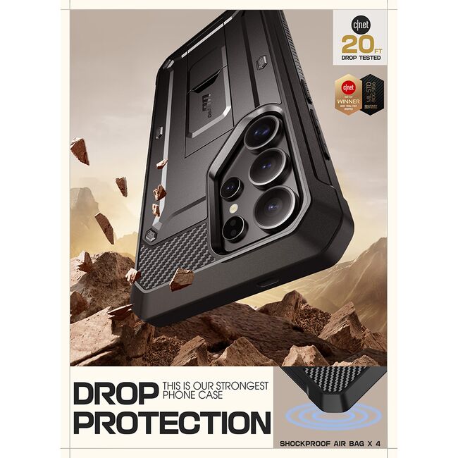 Husa Samsung Galaxy S25 Ultra Supcase Unicorn Beetle Pro, negru