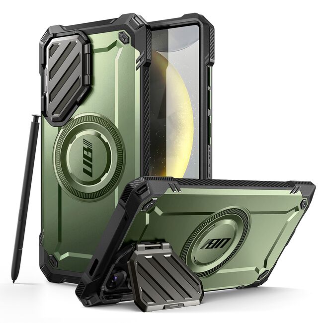 Husa Samsung Galaxy S25 Ultra Supcase Unicorn Beetle XT MagSafe, verde