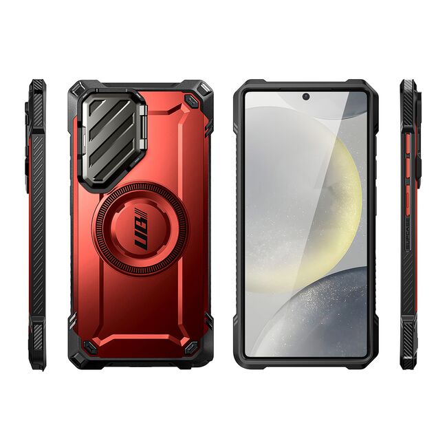 Husa Samsung Galaxy S25 Ultra Supcase Unicorn Beetle XT MagSafe, rosu