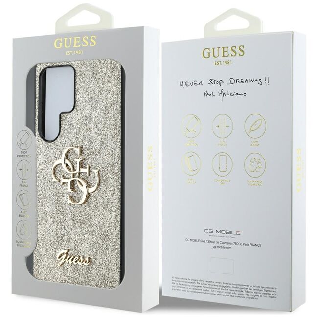 Husa premium  Samsung Galaxy S25 Ultra pentru Guess Elegance Series - Auriu