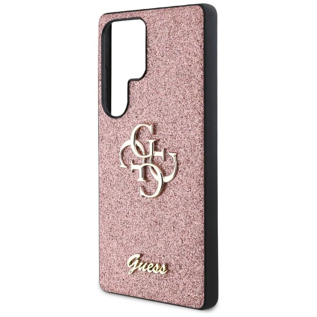 Husa premium  Samsung Galaxy S25 Ultra pentru Guess Elegance Series - Roz neon