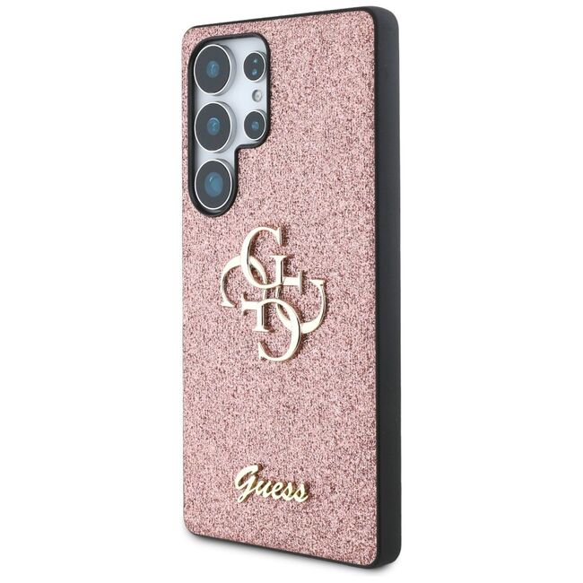 Husa premium  Samsung Galaxy S25 Ultra pentru Guess Elegance Series - Roz neon