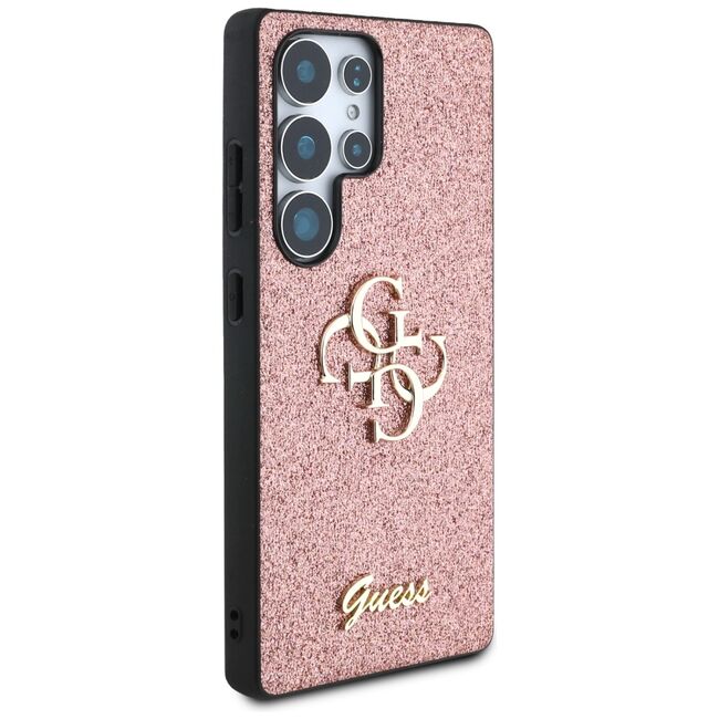 Husa premium  Samsung Galaxy S25 Ultra pentru Guess Elegance Series - Roz neon