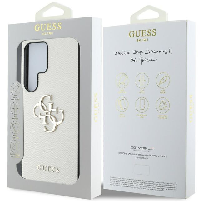 Husa premium  Samsung Galaxy S25 Ultra pentru Guess Elegance Series - Bej