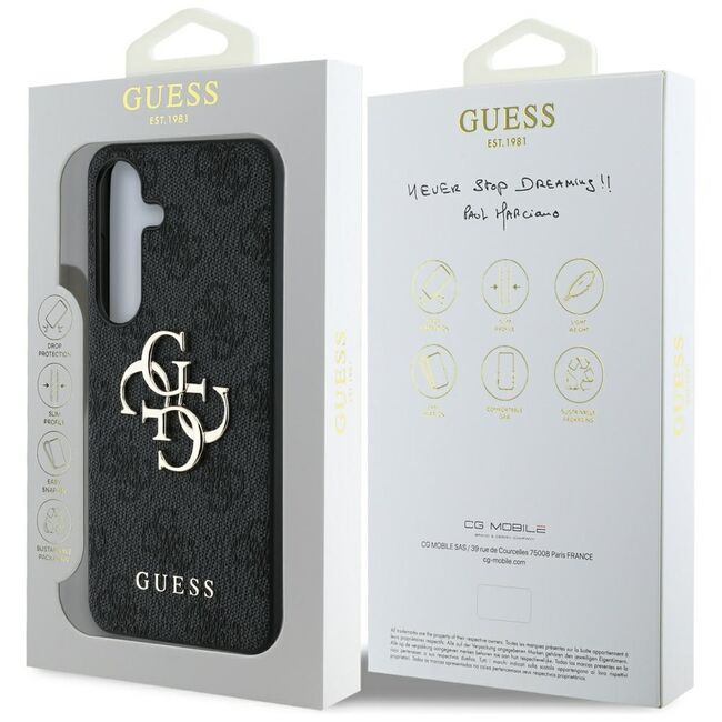 Husa premium  Samsung Galaxy S25+ pentru Guess Elegance Series - Negru denim