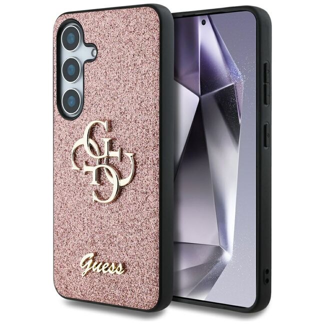 Husa premium  Samsung Galaxy S25+ pentru Guess Elegance Series - Roz inchis