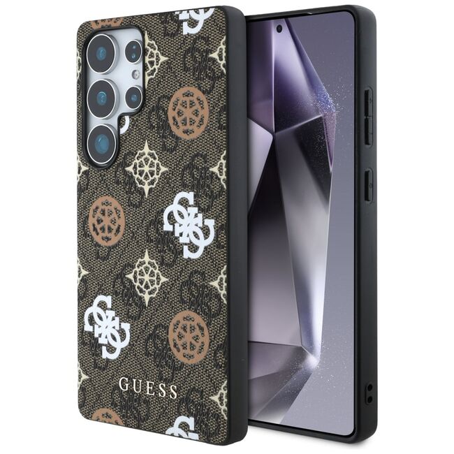 Husa premium  Samsung Galaxy S25 Ultra pentru Guess Elegance Series - Maro