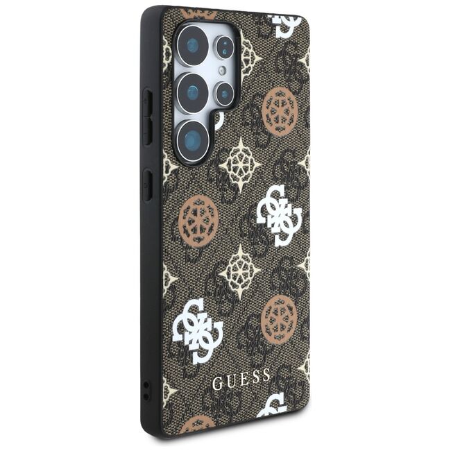 Husa premium  Samsung Galaxy S25 Ultra pentru Guess Elegance Series - Maro