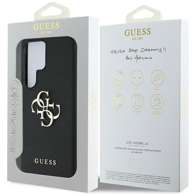 Husa premium  Samsung Galaxy S25 Ultra pentru Guess Elegance Series - Negru denim