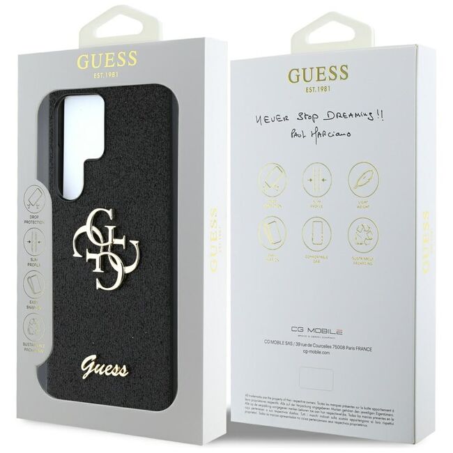 Husa premium  Samsung Galaxy S25 Ultra pentru Guess Elegance Series - Negru royal