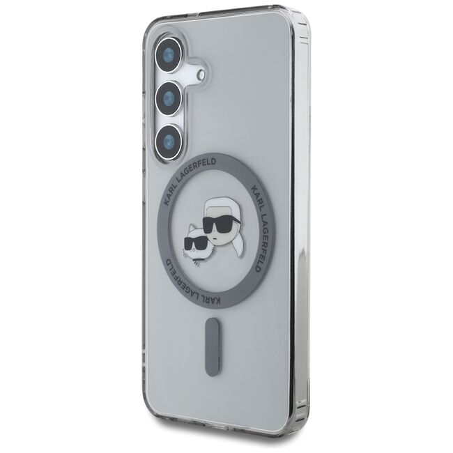 Husa premium pentru  Samsung Galaxy S25+ Karl Lagerfeld compatibila Magsafe - Gri