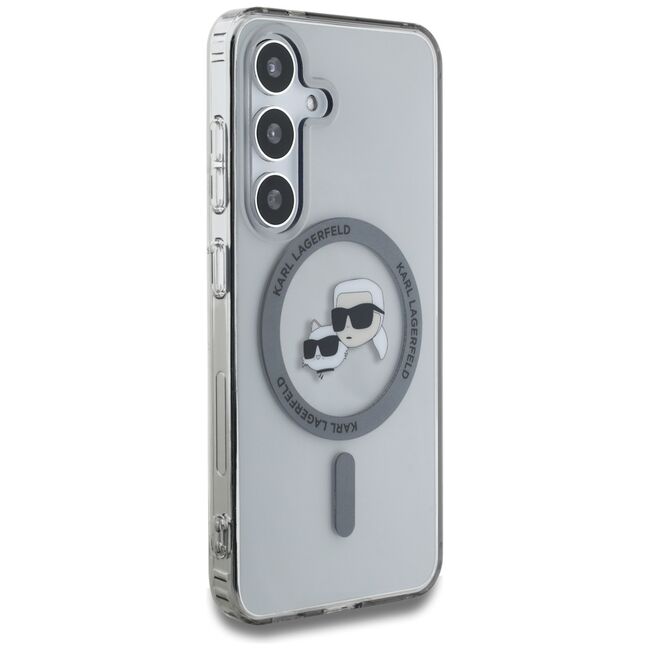 Husa premium pentru  Samsung Galaxy S25+ Karl Lagerfeld compatibila Magsafe - Gri