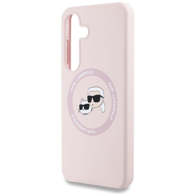 Husa premium pentru  Samsung Galaxy S25+ Karl Lagerfeld superior quality - Roz