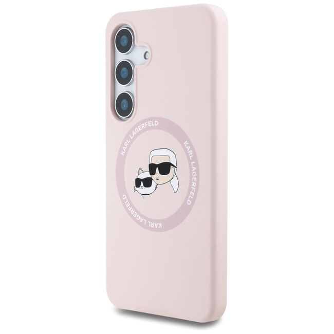 Husa premium pentru  Samsung Galaxy S25+ Karl Lagerfeld superior quality - Roz