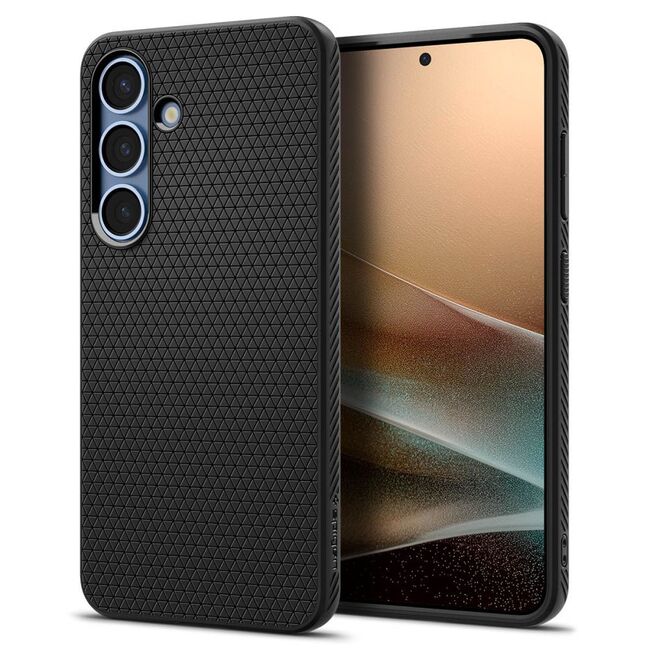 Husa premium pentru  Samsung Galaxy S25+ Spigen - Liquid Air - Negru