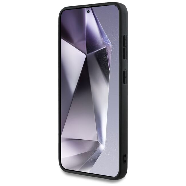 Husa premium pentru  Samsung Galaxy S25+ compatibila MagSafe Guess Luxury Series - Albastru