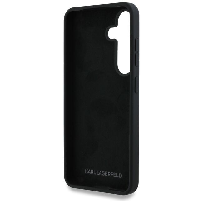 Husa premium pentru  Samsung Galaxy S25 Karl Lagerfeld superior quality - Negru