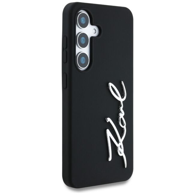 Husa premium pentru  Samsung Galaxy S25 Karl Lagerfeld superior quality - Negru