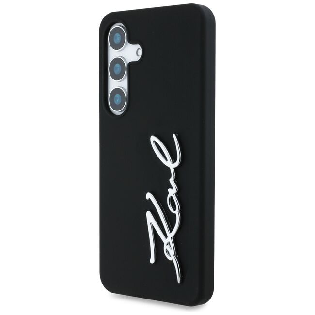 Husa premium pentru  Samsung Galaxy S25 Karl Lagerfeld superior quality - Negru