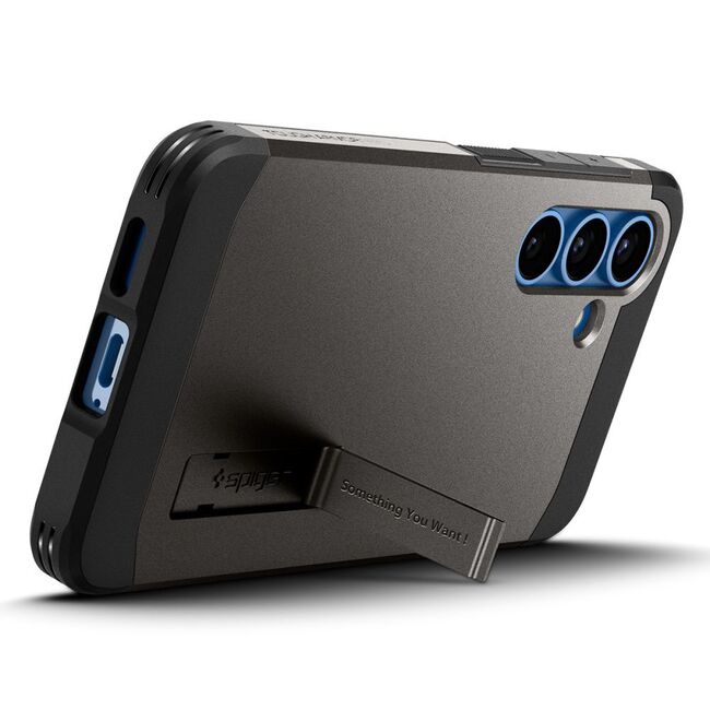 Husa premium pentru  Samsung Galaxy S25 Spigen - Tough Armor MagSafe - Gunmetal
