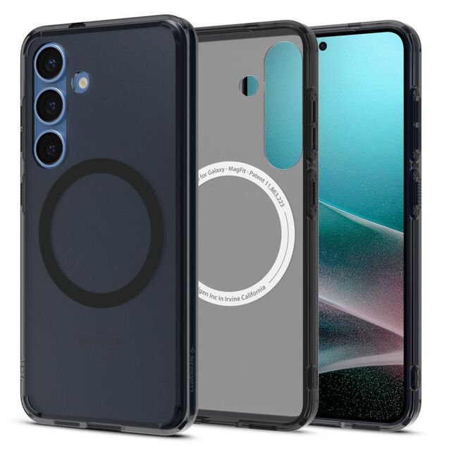 Husa premium pentru  Samsung Galaxy S25 Spigen - Ultra Hybrid MagSafe - Negru mat