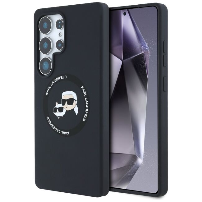 Husa premium pentru  Samsung Galaxy S25 Ultra Karl Lagerfeld superior quality - Negru denim