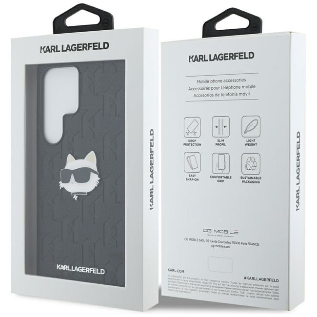 Husa premium pentru  Samsung Galaxy S25 Ultra Karl Lagerfeld superior quality - Negru electric