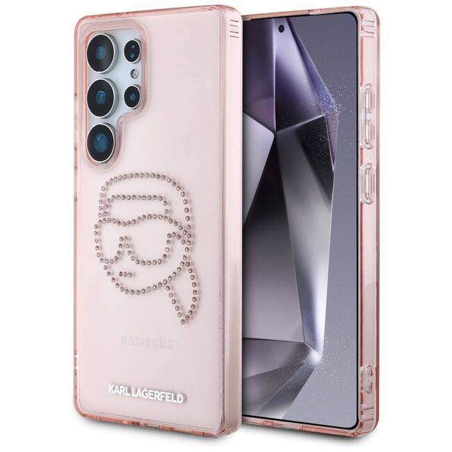 Husa premium pentru  Samsung Galaxy S25 Ultra Karl Lagerfeld superior quality - Roz