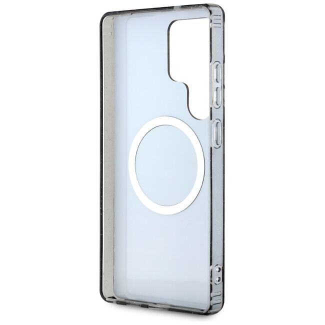 Husa premium pentru  Samsung Galaxy S25 Ultra compatibila MagSafe Guess Luxury Series - Verde