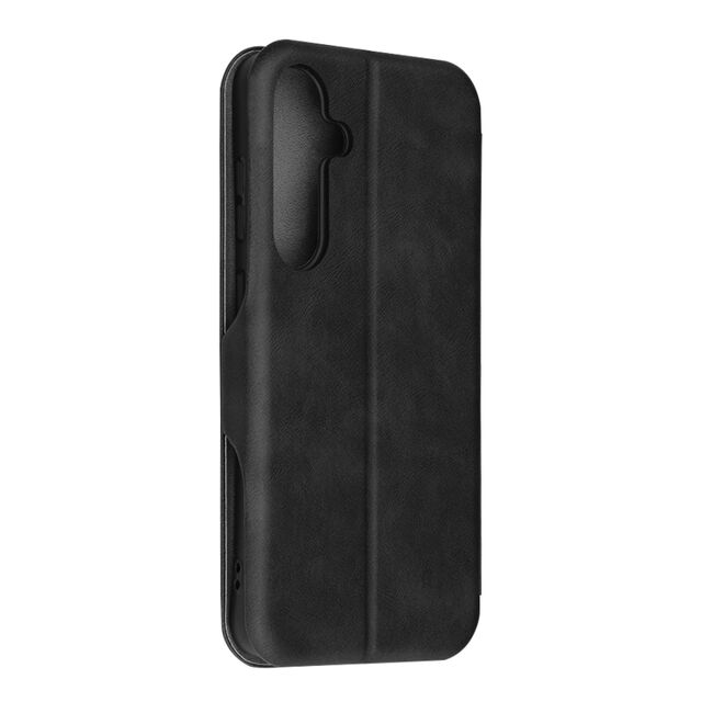 Husa tip carte pentru Samsung Galaxy S25+ Smart Wallet fata - spate protectie 360 - Negru